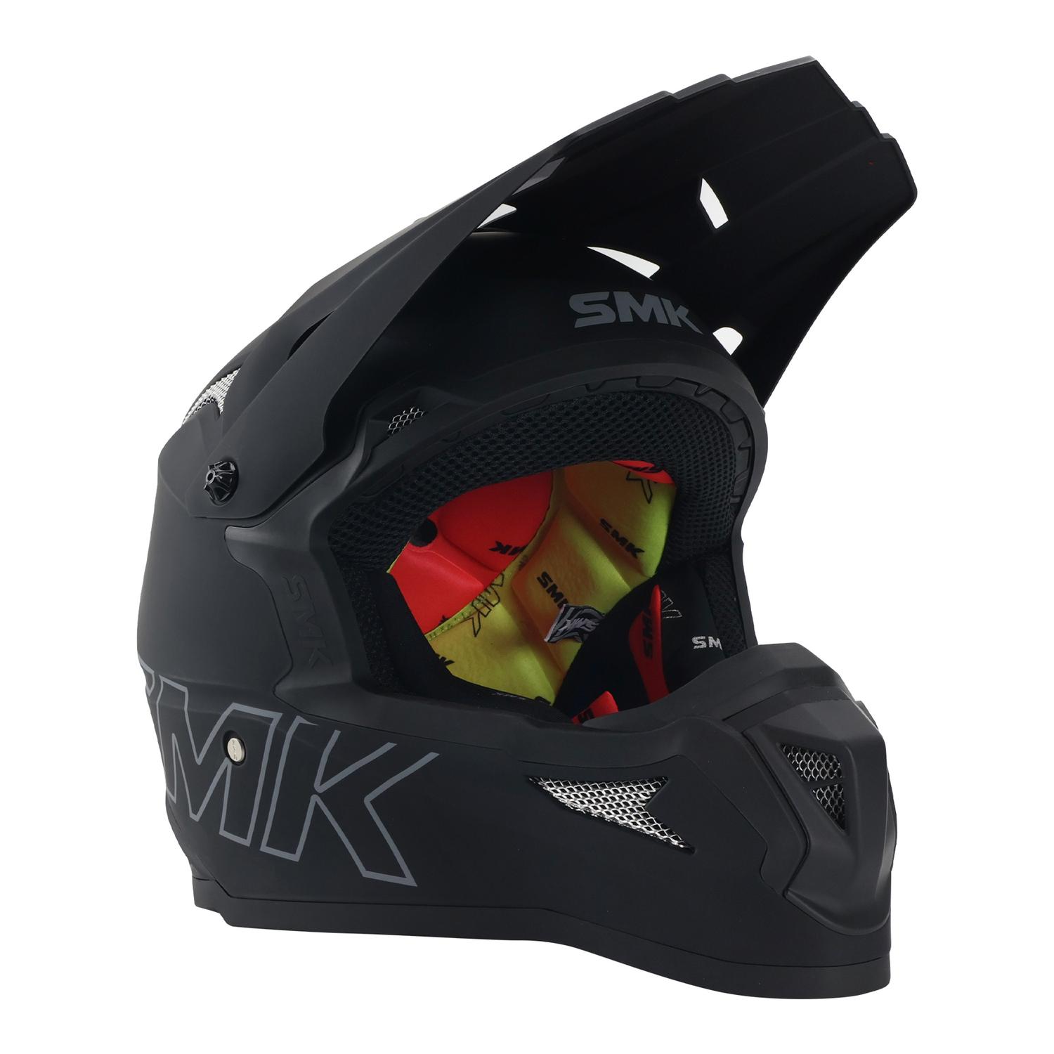 Maschera Casco Cross S-line Negro Tamaño unica